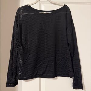 lululemon athletica Black Long Sleeve Top